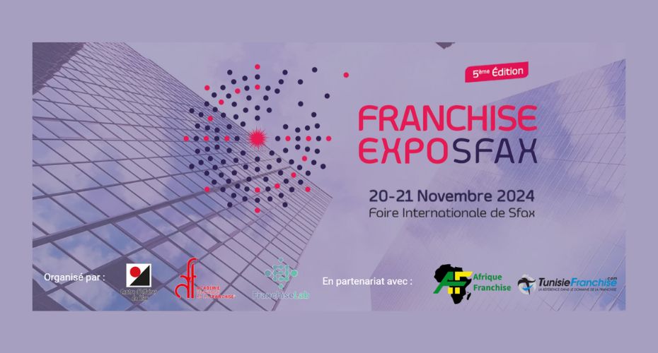Rencontrez-nous au Franchise Expo à Sfax les 20 et 21 novembre !