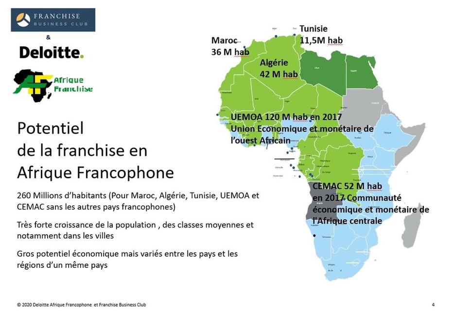 Créer sa franchise au Maghreb et en Afrique. Webinar Gratuit le 21 janvier